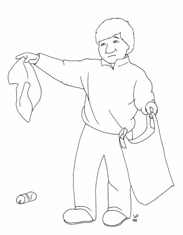 garbage man coloring pages for kids - photo #38